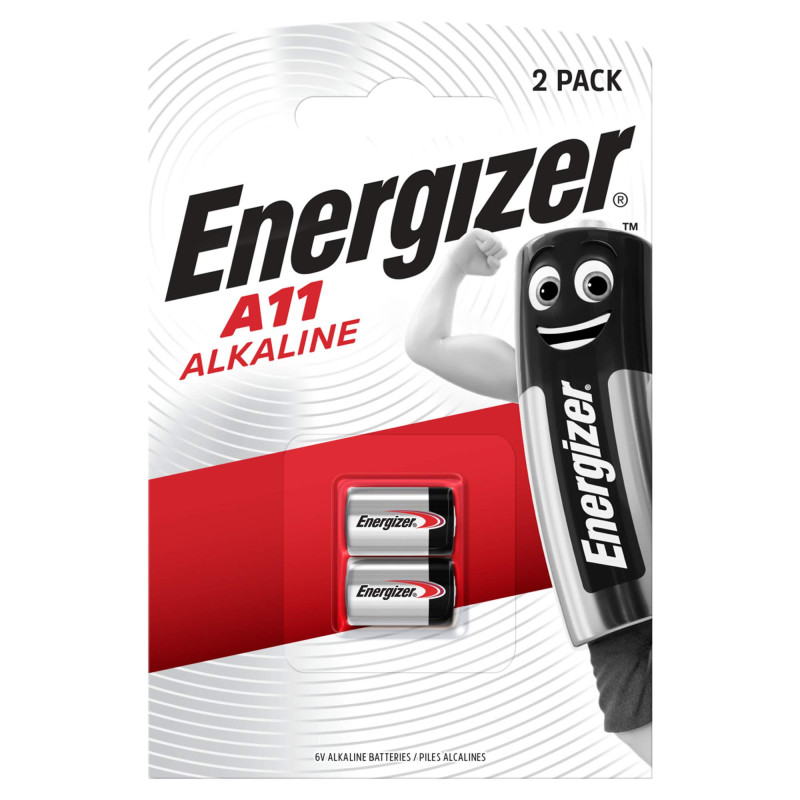 2 Piles A11 / V11GA / MN11 Energizer Alcaline 6V