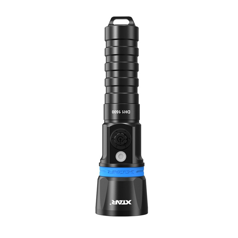 Torche Xtar DH1 1600 Dive Light Rechargeable avec Chargeur et Pile Inclus