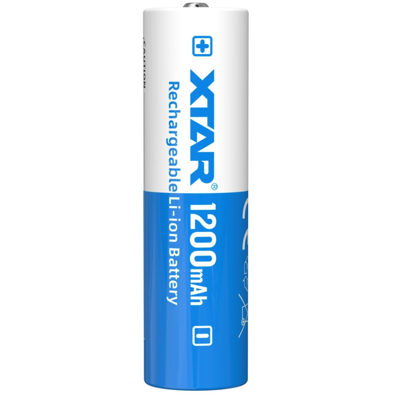 Pile Rechargeable 14500 Xtar Lithium 3,7V 1200mAh 2.5A