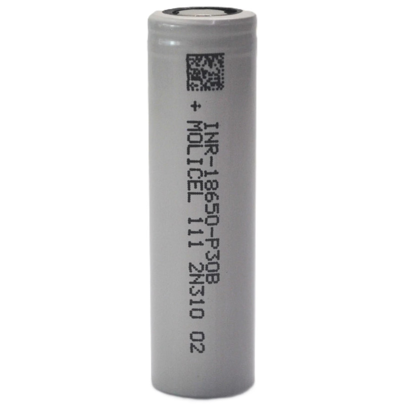 Pile Rechargeable 18650 INR18650-P30B Molicel Li-ion 3,7V 3000mAh 36A