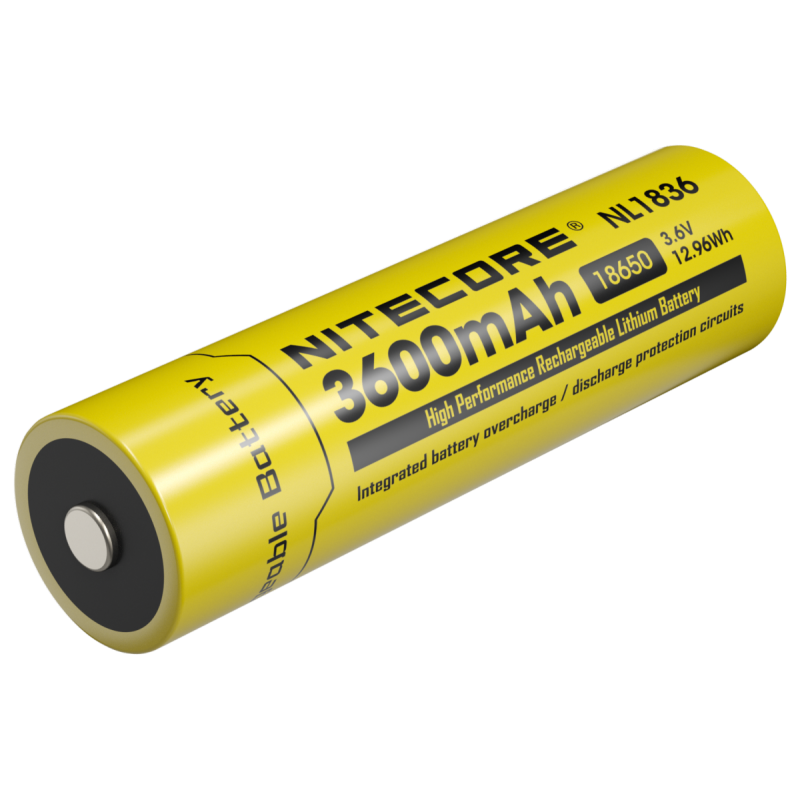 Pile Rechargeable 18650 NiteCore NL1836 3,6V 3600mAh