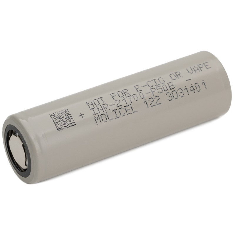 Pile Rechargeable 21700 INR21700 P50B Molicel Li-ion 3,7V 5000mAh 50A