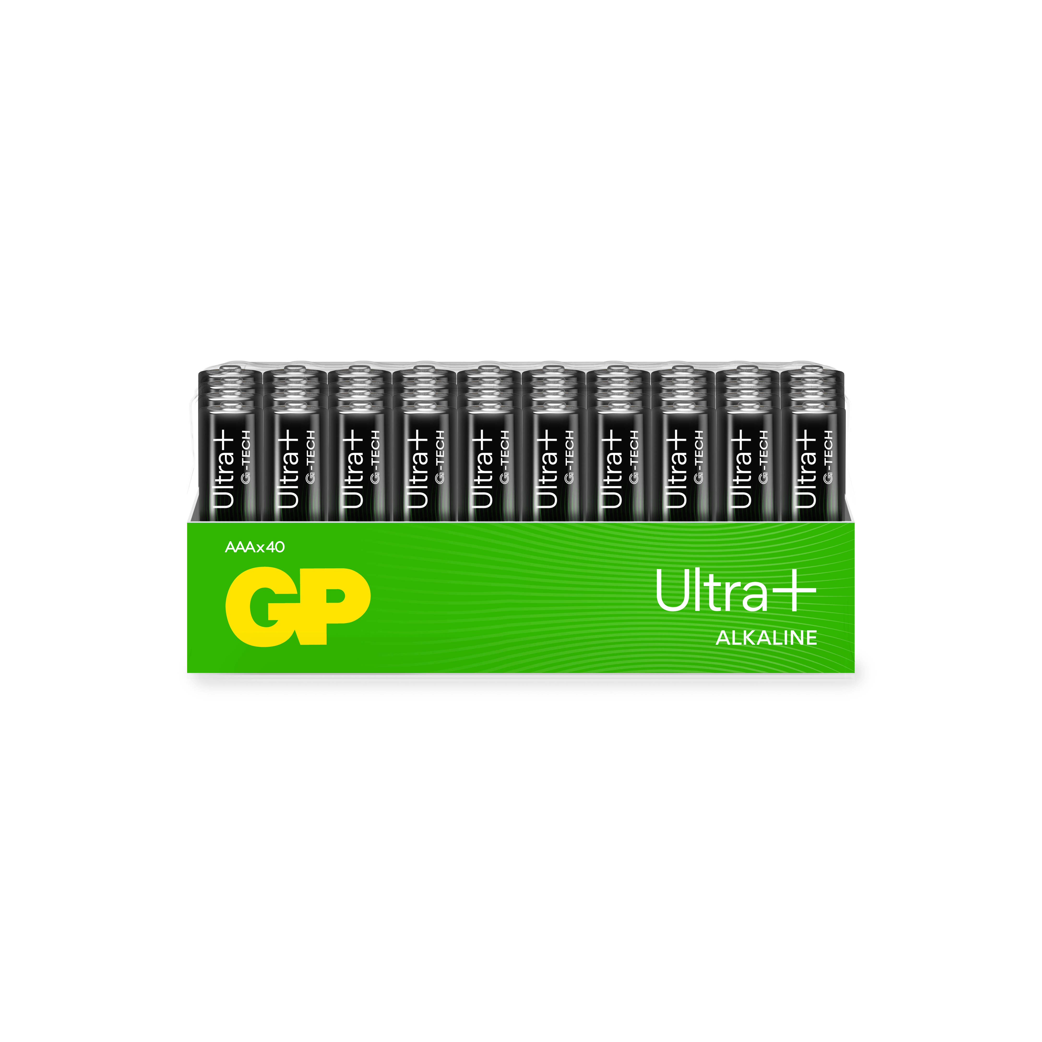 40 Piles Alcalines AAA / LR03 GP Ultra Plus