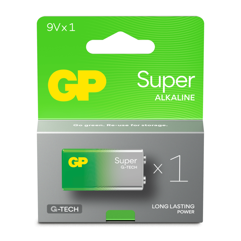 Pile Alcaline 9V / 6LR61 GP Super