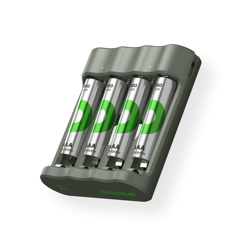 Chargeur GP ReCyko Everyday avec 4 piles AAA 850mAh