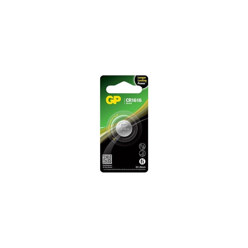 Pile CR1616 GP Bouton Lithium 3V