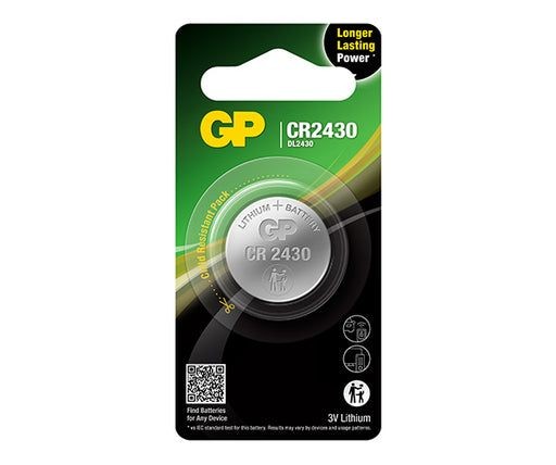 Pile CR2430 GP Bouton Lithium 3V