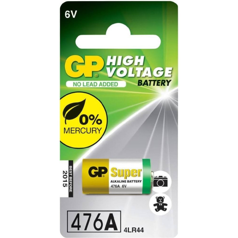 Pile 476A / 4LR44 GP Alcaline 6V