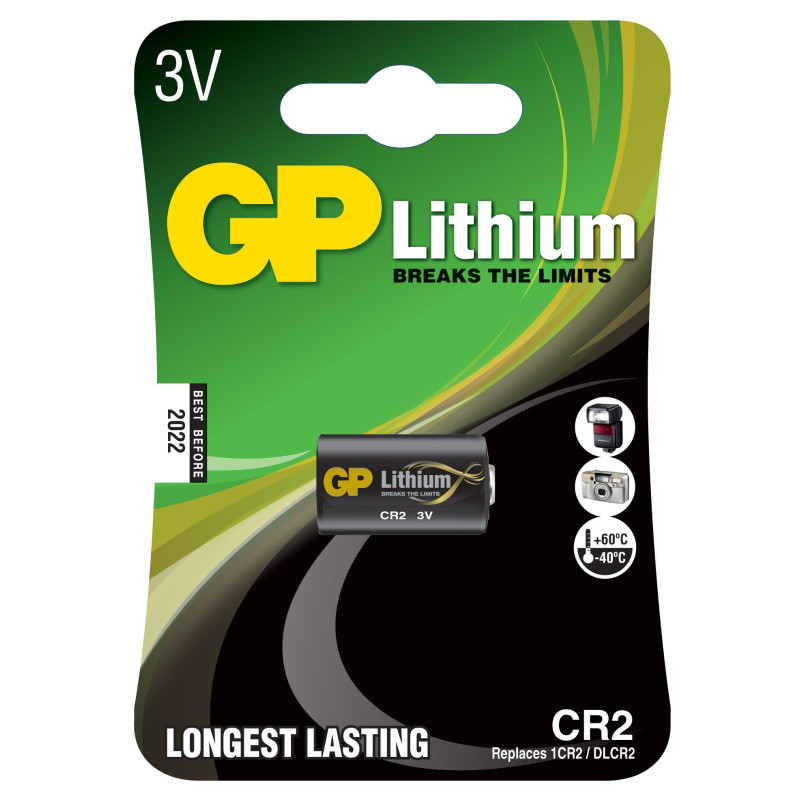 Pile CR2 GP Lithium 3V
