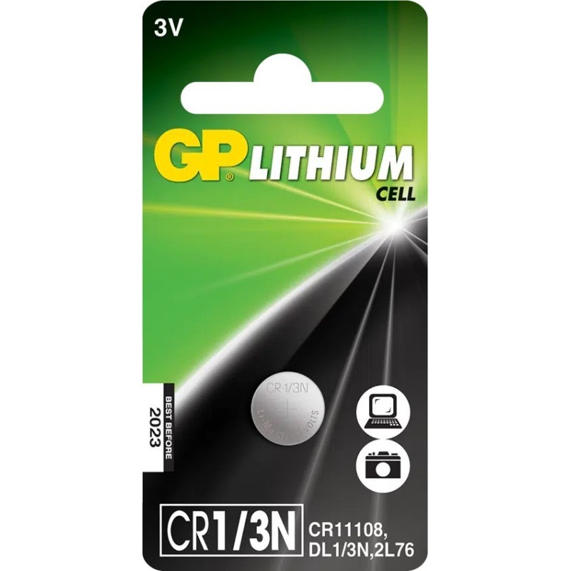 Pile CR1/3N GP Lithium 3V