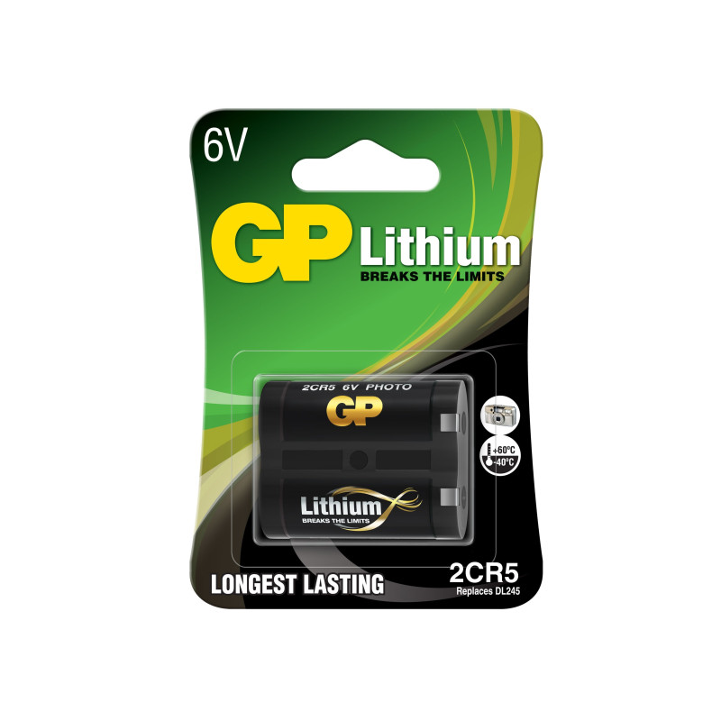 Pile 2CR5 / 245 GP Lithium 6V