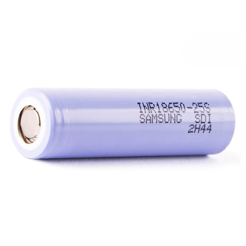 Pile Rechargeable 18650 INR18650-25S Samsung Li-ion 3,7V 2500mAh 25A