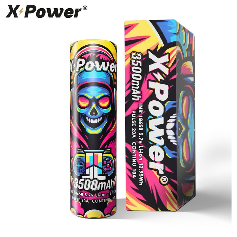 Pile Rechargeable INR 18650 X-Power Li-ion 3,7V 3500mAh