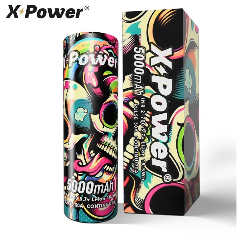 Pile Rechargeable INR 21700 X-Power Li-ion 3,7V 5000mAh