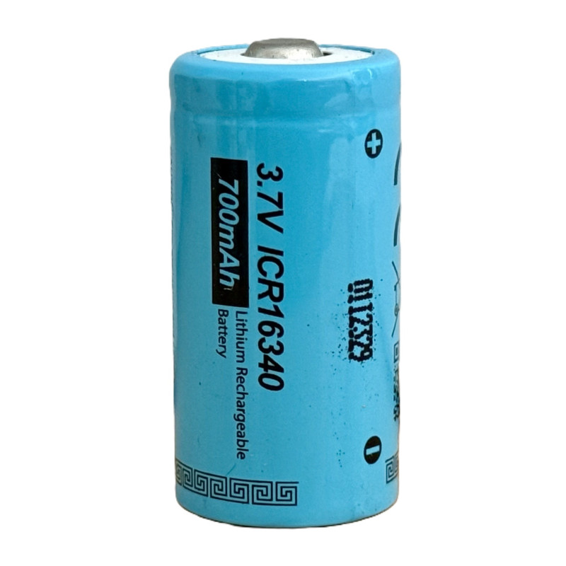 Pile Rechargeable RCR123 ICR16340 Pkcell Lithium-Ion 3,7V 700mAh