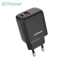 Chargeur Secteur USB-C et USB-A PD20W+QC3.0 X-Power VQT33