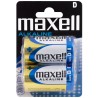 2 Piles Alcalines D / LR20 Maxell Alkaline