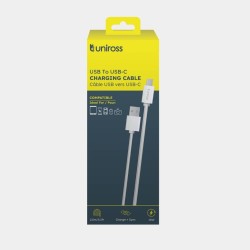 Câble 2m USB-A vers USB-C 10W Uniross