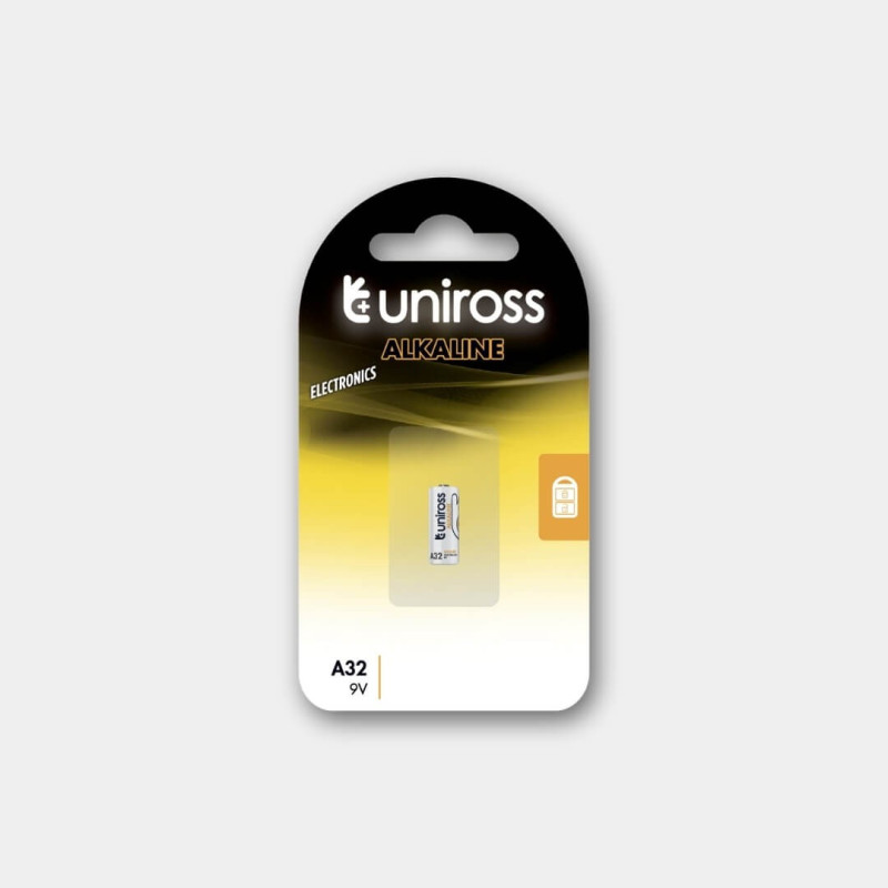 Pile A32 Uniross Alcaline 9V