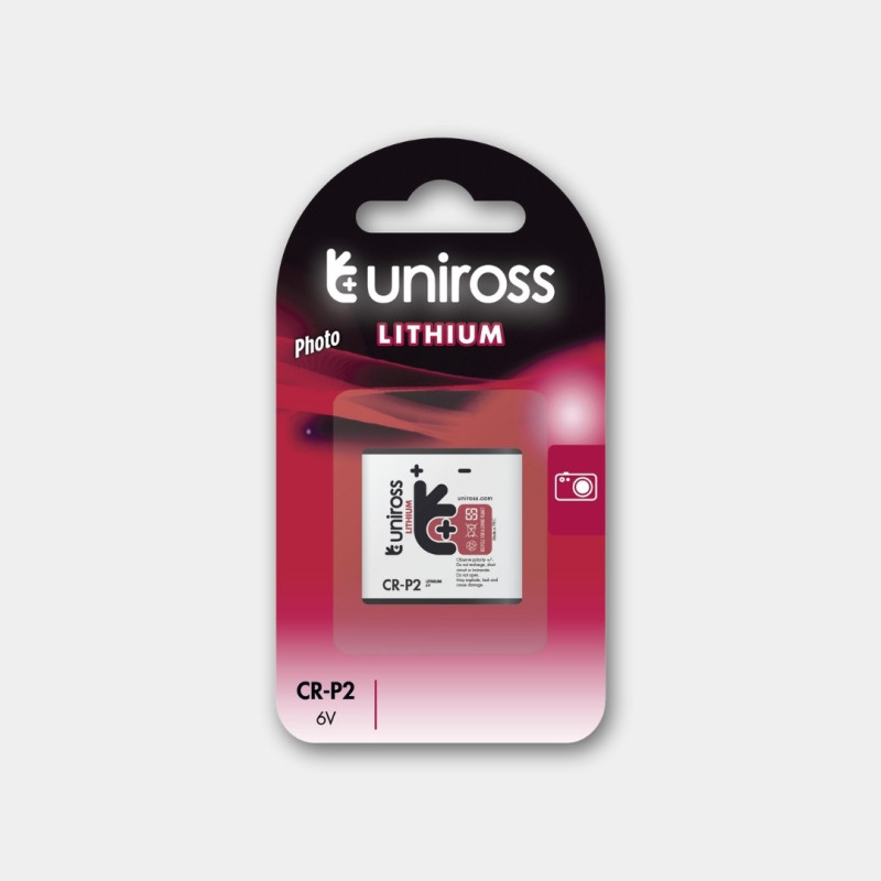 Pile CR-P2 Uniross Lithium 6V