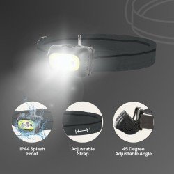 Frontale Uniross ProLite Sensor 350lm Rechargeable