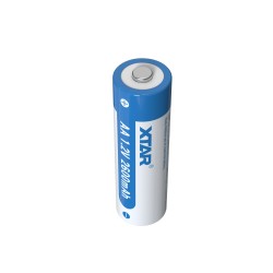 4 Piles Rechargeables AA / HR6 NiMH 1.2V 2600mAh Xtar