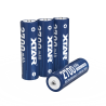 4 Piles Rechargeables AA / HR6 CLR 4300mWh 2700mAh Xtar Li-ion 1.5V