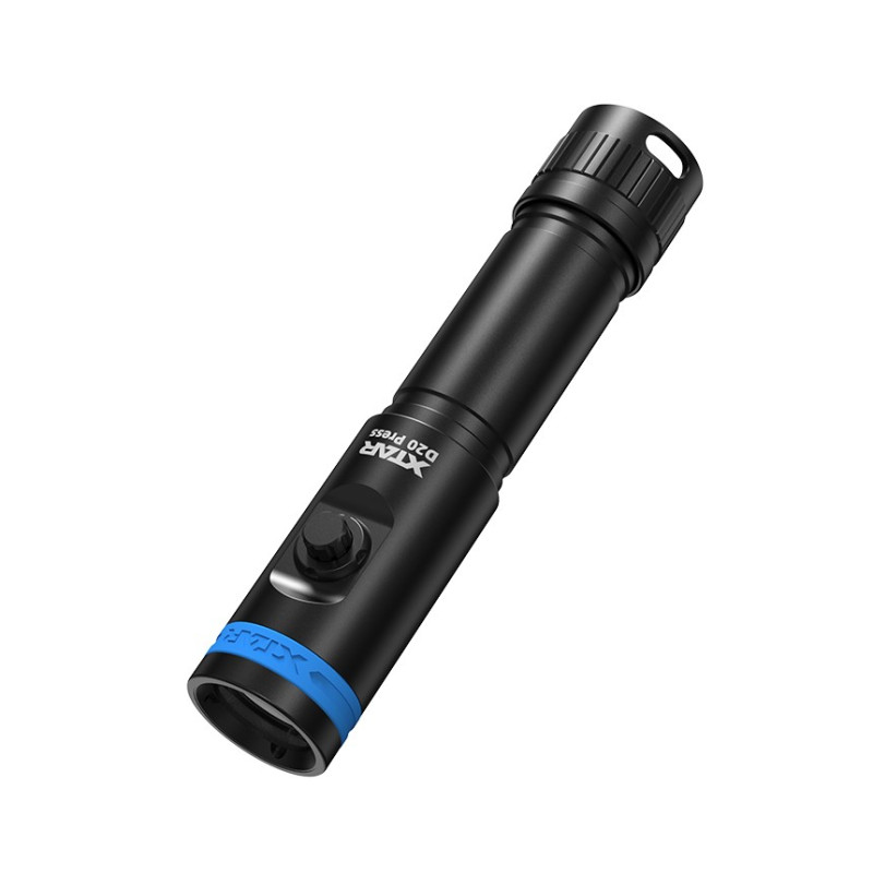 Torche Xtar MiniSuper D20 Press Diving Light Rechargeable avec Chargeur et Pile Inclus