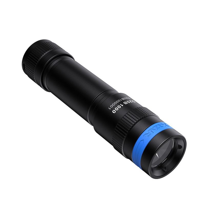 Torche Xtar D20B 1000 Dive Light Rechargeable avec Chargeur et Pile Inclus - Bestpiles