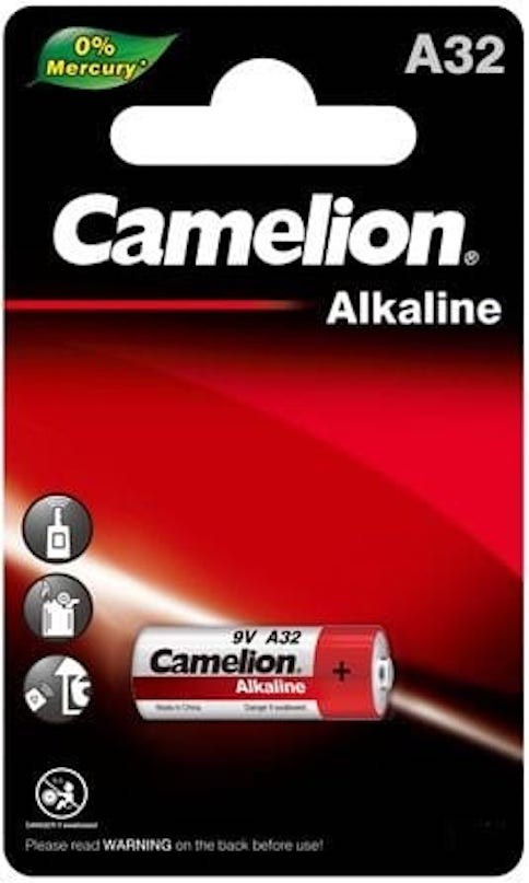 Pile A32 / LR32A / E32A / L822 Camelion Alcaline 9V
