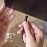 Câble 2m USB-C - USB-C 60W Uniross