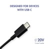 Câble 2m USB-C - USB-C 60W Uniross