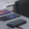 Batterie Externe Powerbank Dudao K31 10000mAh PD 22,5W Noir avec câble intégré