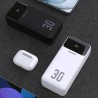 Batterie Externe Powerbank Dudao K15MAX 30000mAh PD 22,5W avec câbles intégrés