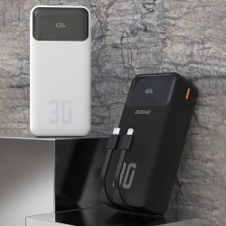 Batterie Externe Powerbank Dudao K15MAX 30000mAh PD 22,5W avec câbles intégrés
