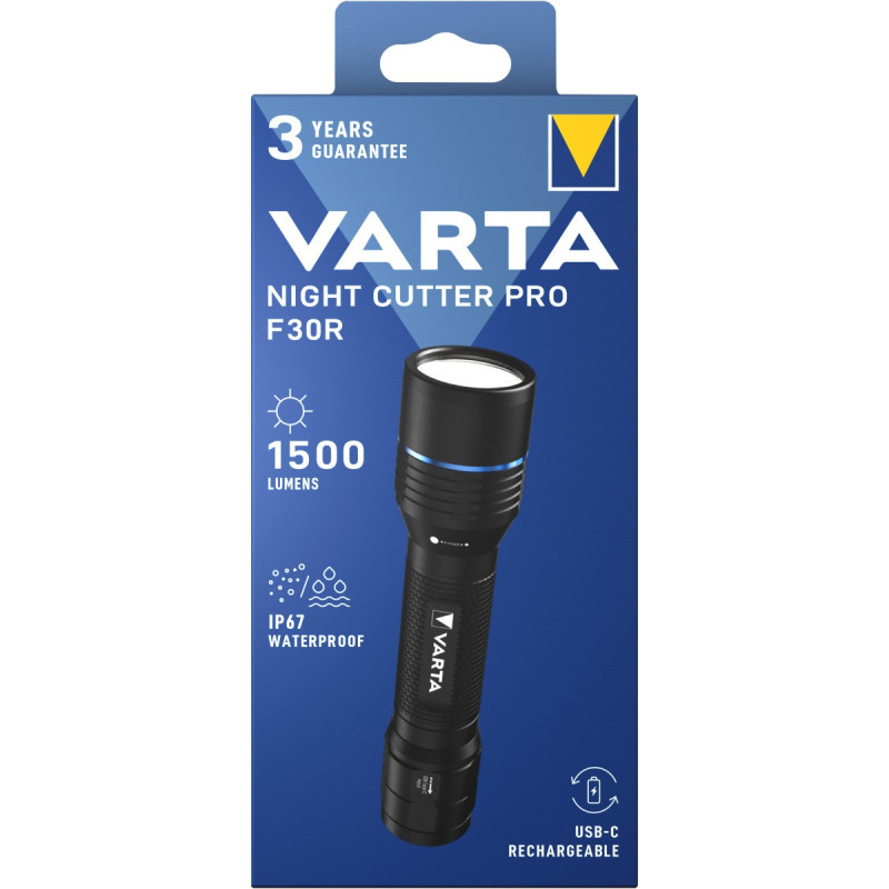 Torche Varta Night Cutter Pro F30R Rechargeable