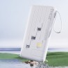 Batterie Externe Powerbank Dudao K11 Pro 20000mAh Blanc avec câbles intégrés