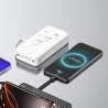 Batterie Externe Powerbank Dudao K11 Pro 20000mAh Blanc avec câbles intégrés