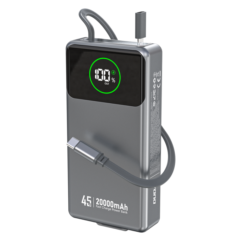 Batterie Externe Powerbank Dudao K31 Pro 20000mAh PD 45W avec câble intégré