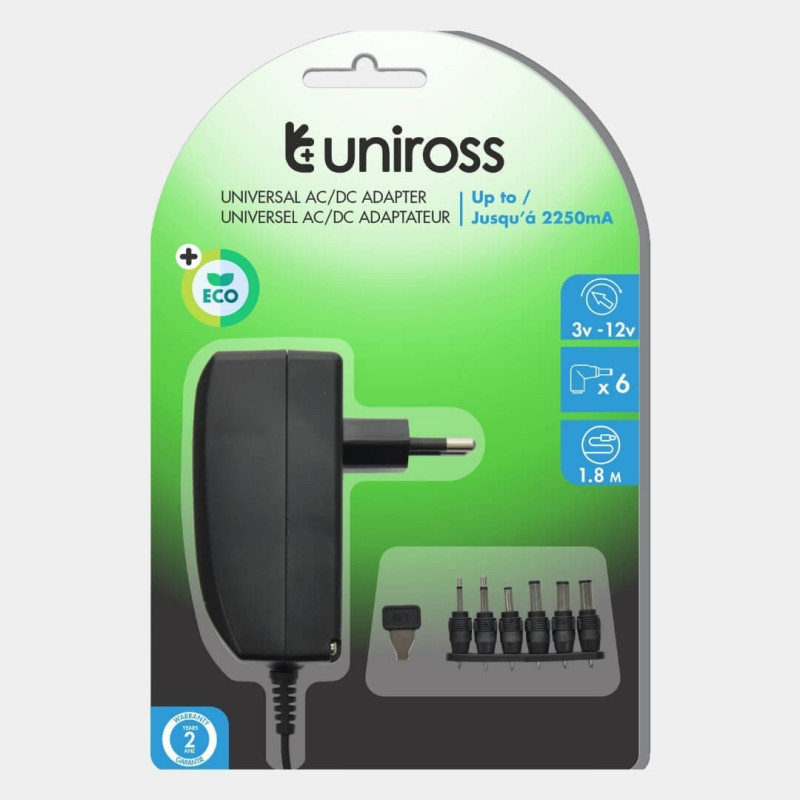 Alimentation Secteur Universelle Uniross Adapter 27W