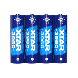 4 Piles Rechargeables AA / HR6 3960 2500mAh Xtar Li-ion 1.5V
