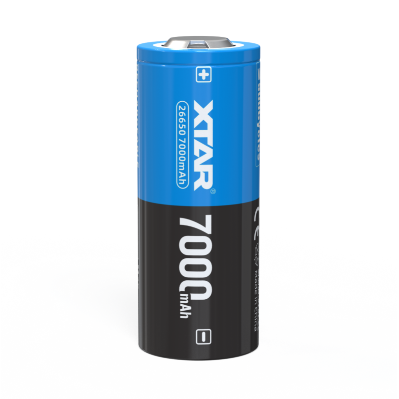 Pile Rechargeable 26650 Xtar Lithium 3,6V 7000mAh 10A