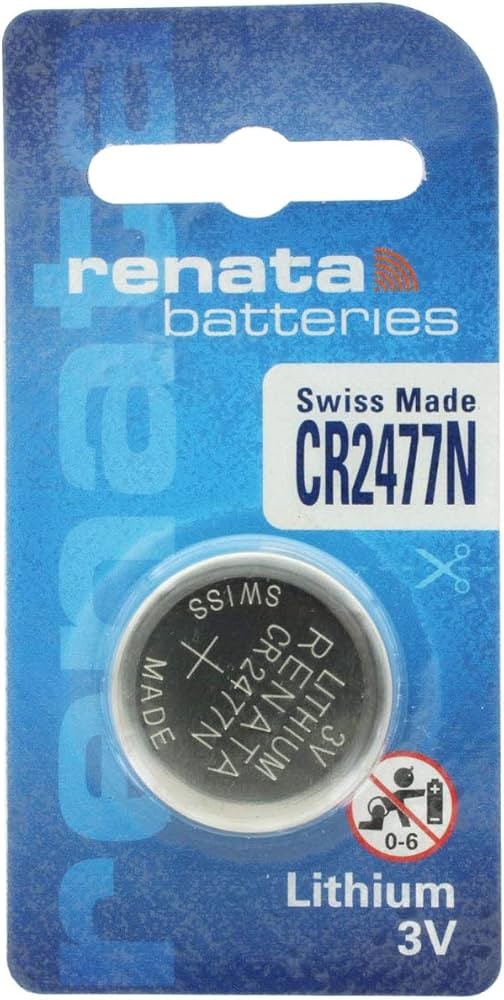 Pile CR2477N Renata Bouton Lithium 3V