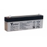 Batterie Plomb Etanche AGM VRLA Y2.1-12 Yuvolt Yucel Yuasa 12V 2.1Ah