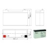 Batterie Plomb Etanche AGM VRLA Y10-6 FR Yuvolt Yucel Yuasa 6V 10Ah