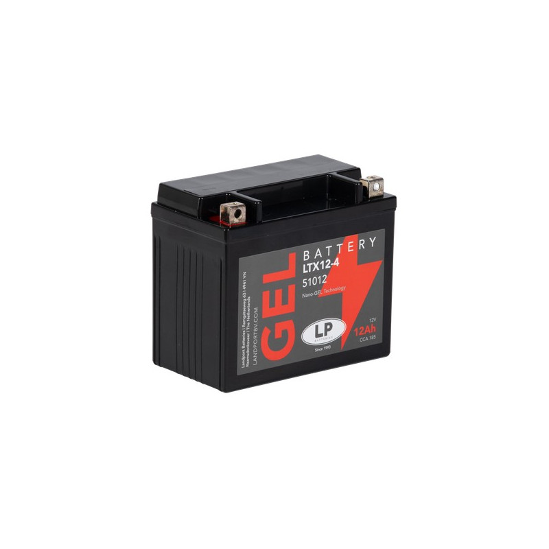 Batterie Moto GEL LTX12-4 Landport 12V 12Ah 185A