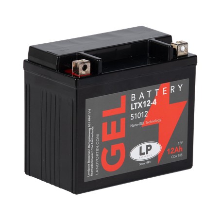 Batterie Moto GEL LTX12-4 Landport 12V 12Ah 185A