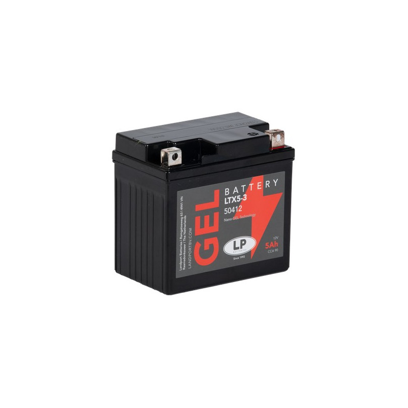 Batterie Moto GEL LTX5-3 Landport 12V 5Ah 90A