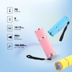 Torche Fluorescente Uniross LED avec 3 piles AAA