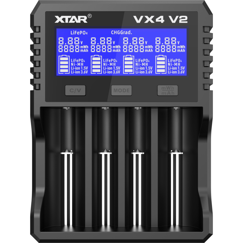 Chargeur de Piles Xtar VX4 V2 Set